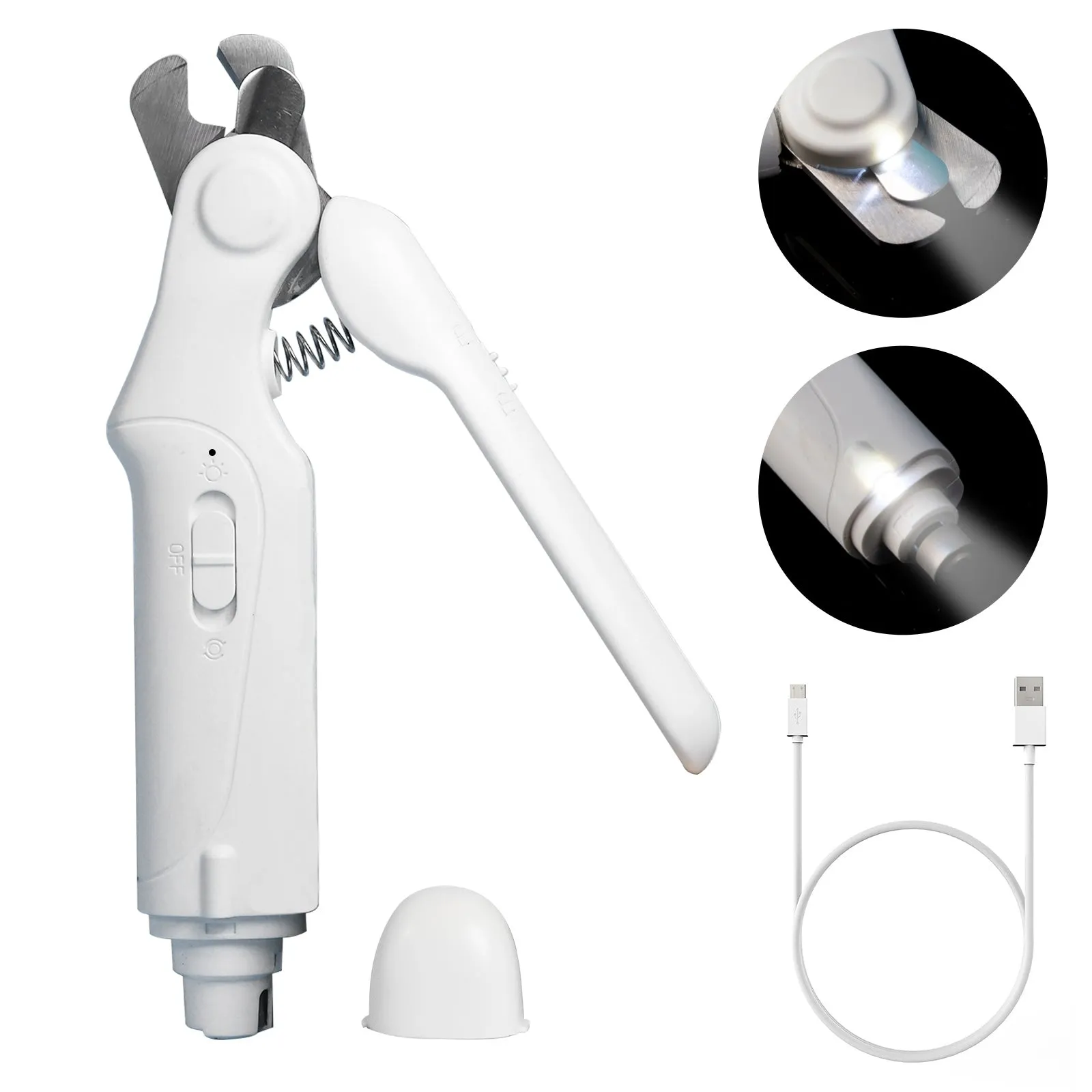 Aiitle Patented All-in-one Rechargeable Pet Nail Trimmer