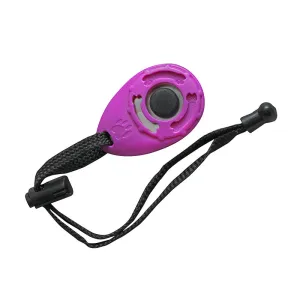 Black Dog Wear Tear Drop Clicker with Wrist Strap