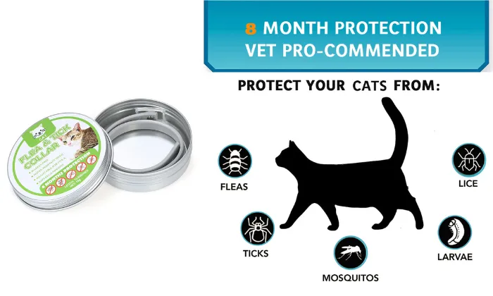 Cats Flea & Tick Collar Treatment Prevention