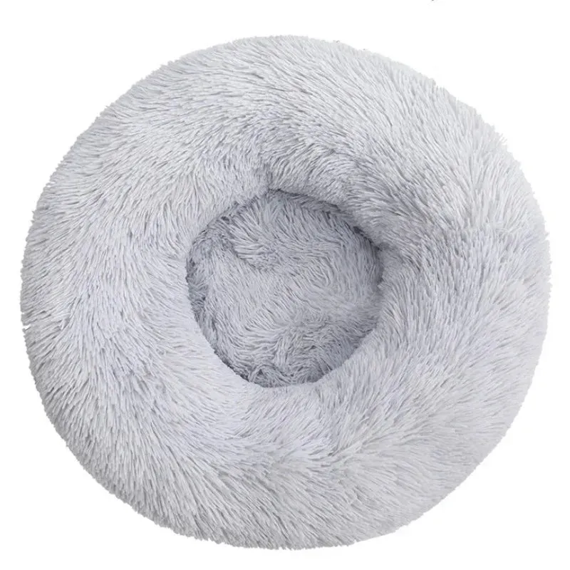 Dog Bed Calming Cat Bed Super Soft Fluffy Washable Anti-Anxiety 40-90cm