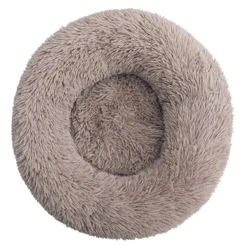 Dog Bed Calming Cat Bed Super Soft Fluffy Washable Anti-Anxiety 40-90cm