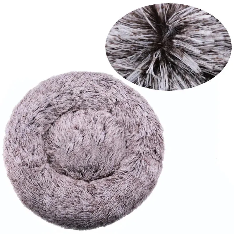 Dog Bed Calming Cat Bed Super Soft Fluffy Washable Anti-Anxiety 40-90cm