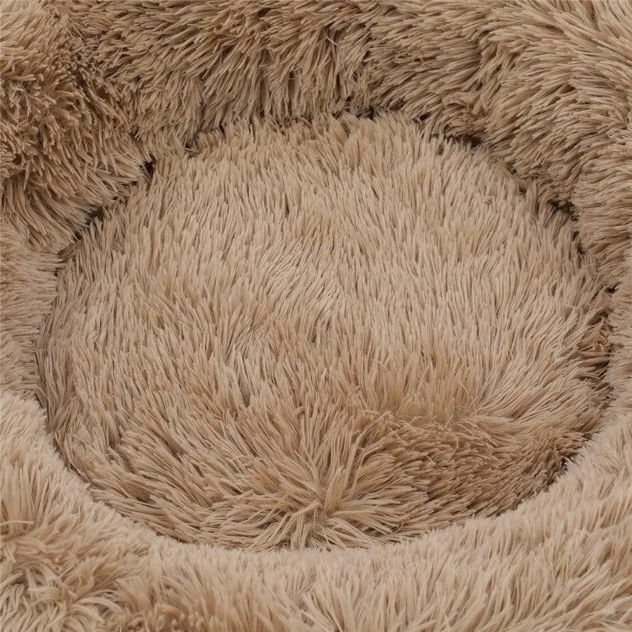 Dog Bed Calming Cat Bed Super Soft Fluffy Washable Anti-Anxiety 40-90cm