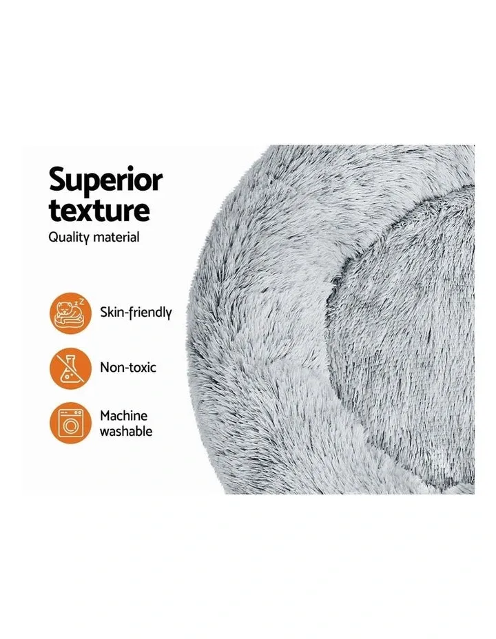 Dog Bed Calming Cat Bed Super Soft Fluffy Washable Anti-Anxiety 40-90cm