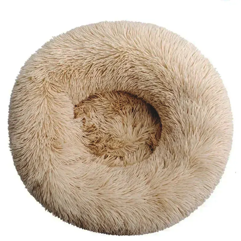Dog Bed Calming Cat Bed Super Soft Fluffy Washable Anti-Anxiety 40-90cm