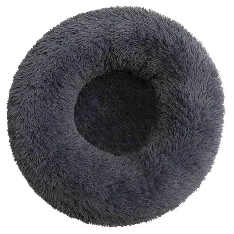 Dog Bed Calming Cat Bed Super Soft Fluffy Washable Anti-Anxiety 40-90cm