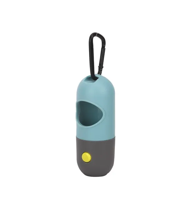 Dog Poop Bag Dispenser LED light Waste Bags Holder