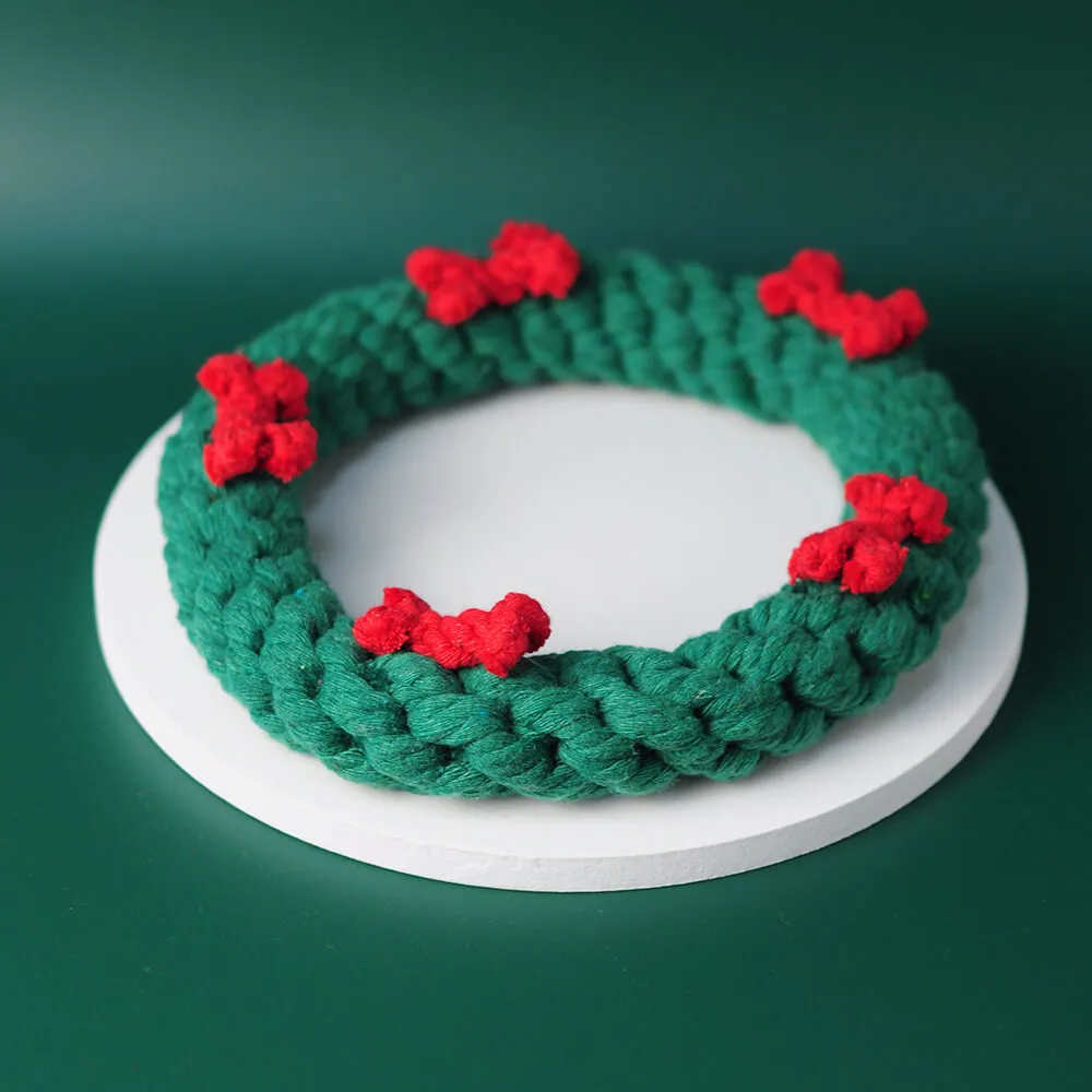 Festive Calming Pet Bed - Gift Bundle 3pcs