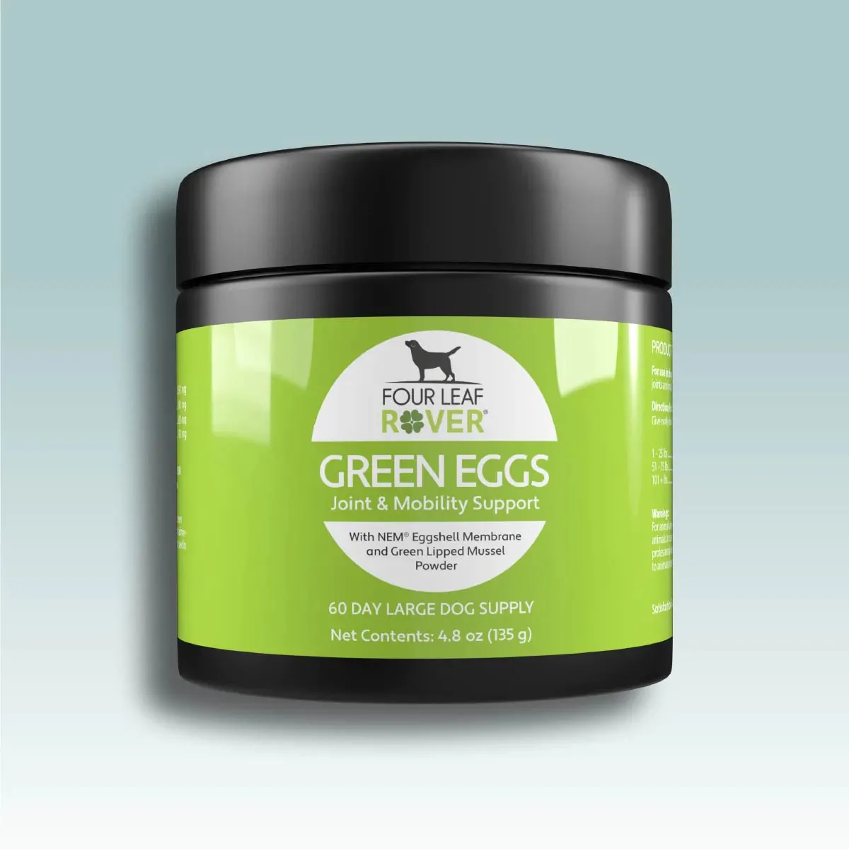Four Leaf Rover: Green Eggs - Natural Joint Support (63g/2.22oz)