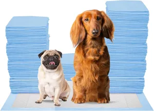 FPN Puppie Scented Pee Pads for Dogs, Puppy Potty Training Pad | 18x24 Inch Pack of 50 | Quick Dry Leak Proof, Extra Absorbent Design Ideal for All Pets