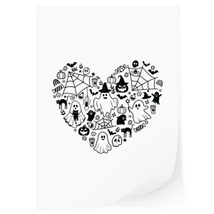 Halloween Heart DTF Transfer