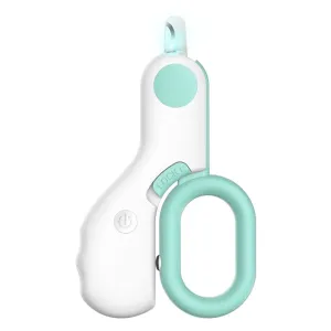LED Light Pet Nail Clipper – Professional Cat & Dog Claw Trimmer with Safety Lock