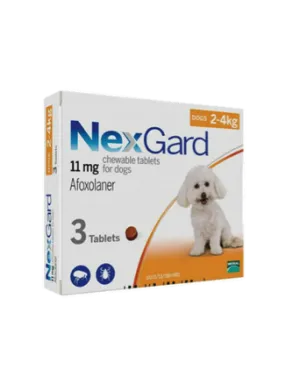 NexGard® Chewies For Extra Small Dogs (2–4kg)