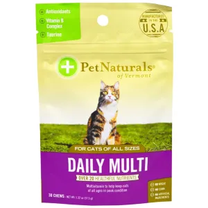 Pet Naturals of Vermont Daily Multi-Vitamins For Cats 30 Chews