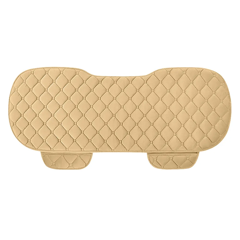Plush Car Seat Cushion, Non Binding Anti Slip Rubber Bottom, Advanced Comfort Memory Foam, Driver Seat Backrest Cushion, Winter Seat Heating Pad