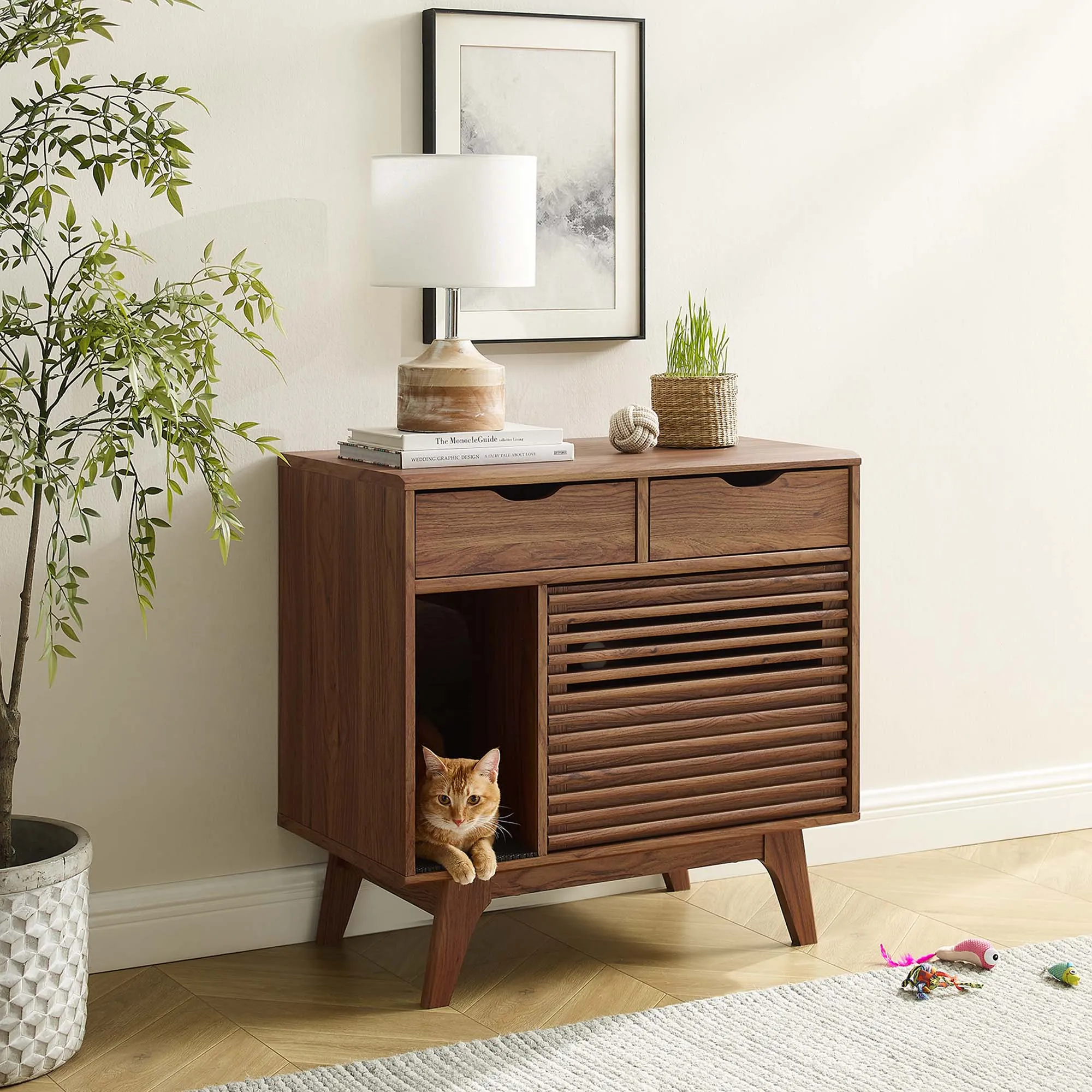 Render Cat Cabinet by Modway