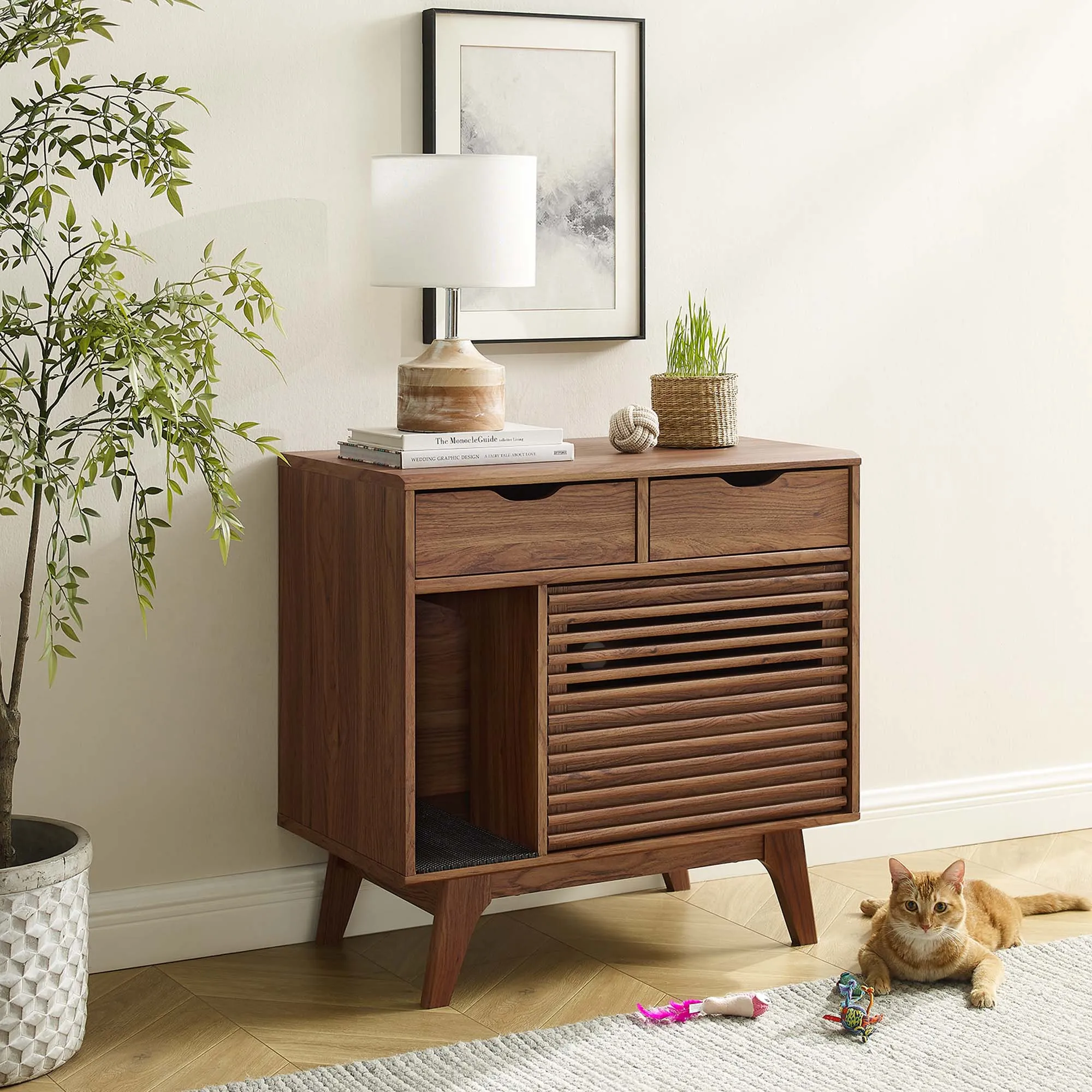 Render Cat Cabinet by Modway