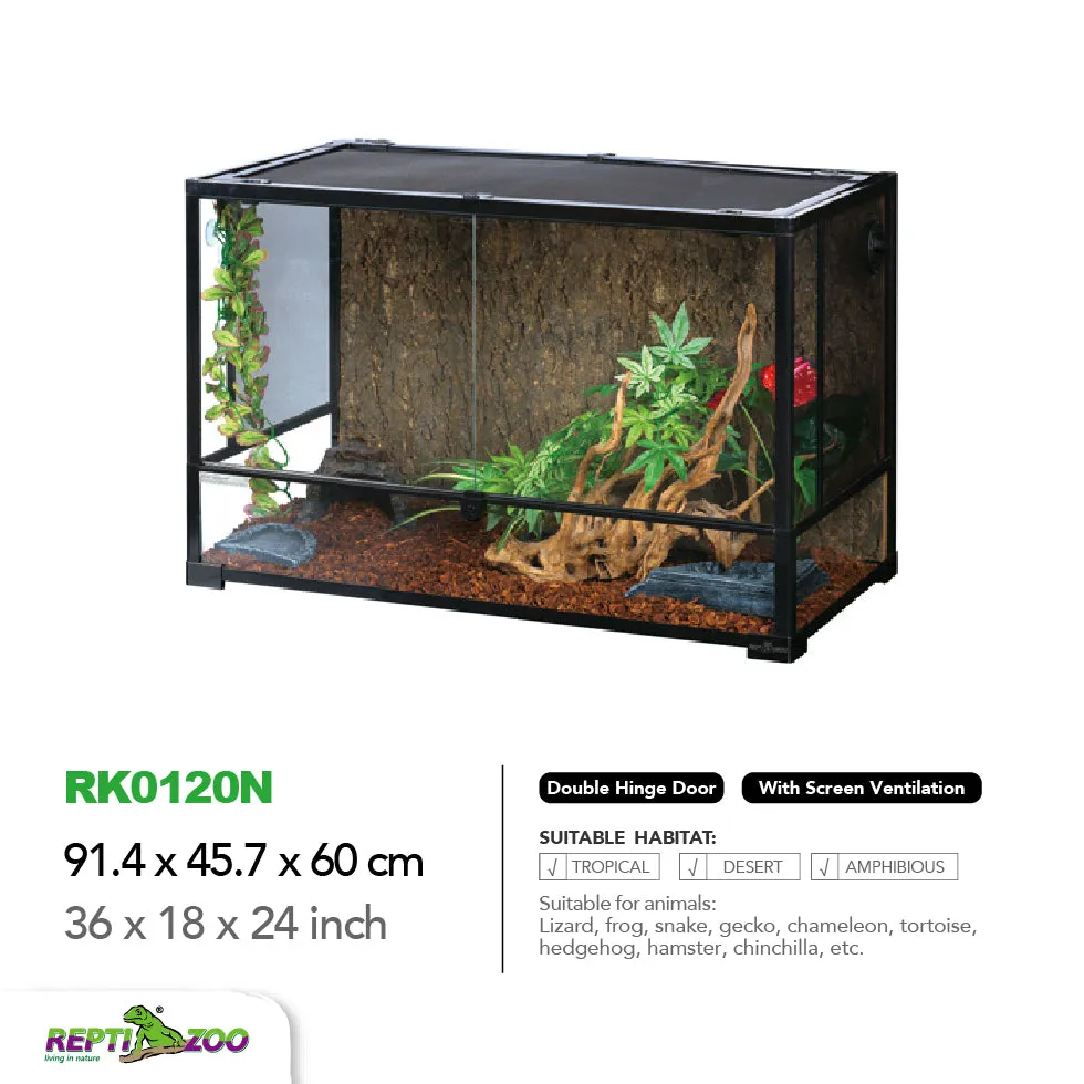 REPTIZOO Knock-Down Glass Terrarium RK Series