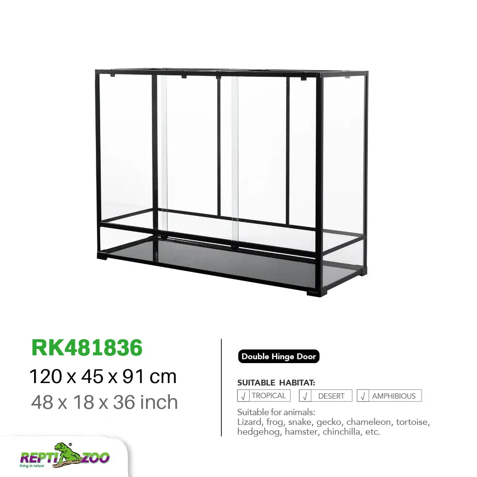 REPTIZOO Knock-Down Glass Terrarium RK Series