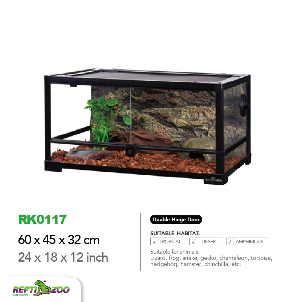 REPTIZOO Knock-Down Glass Terrarium RK Series
