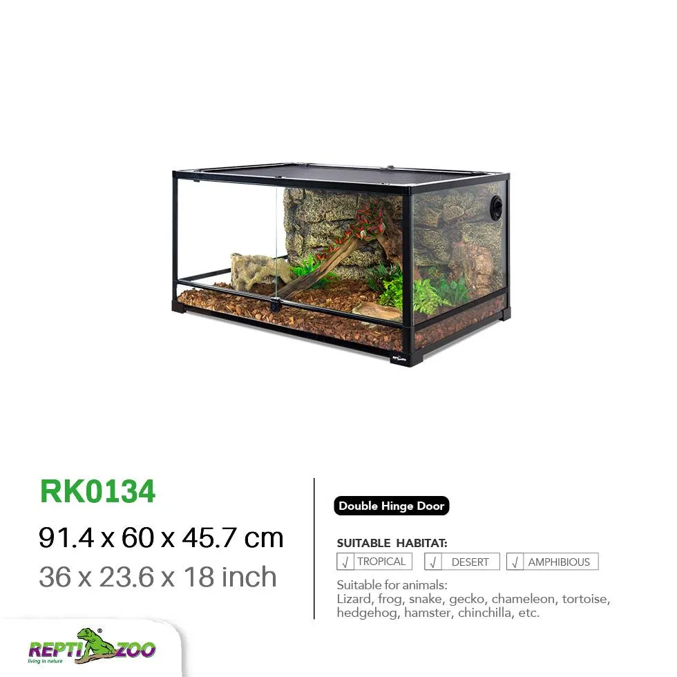 REPTIZOO Knock-Down Glass Terrarium RK Series