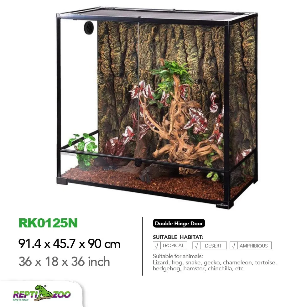 REPTIZOO Knock-Down Glass Terrarium RK Series