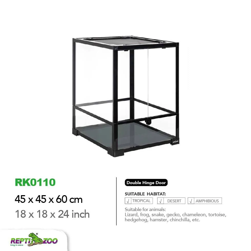 REPTIZOO Knock-Down Glass Terrarium RK Series