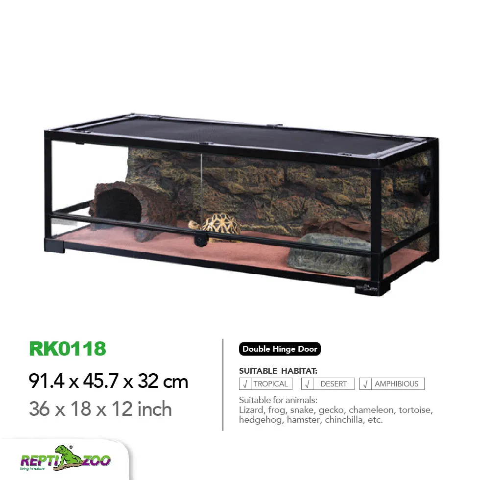 REPTIZOO Knock-Down Glass Terrarium RK Series