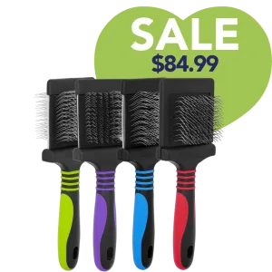 Set of 4 Slicker Brushes by Dog Fashion Spa