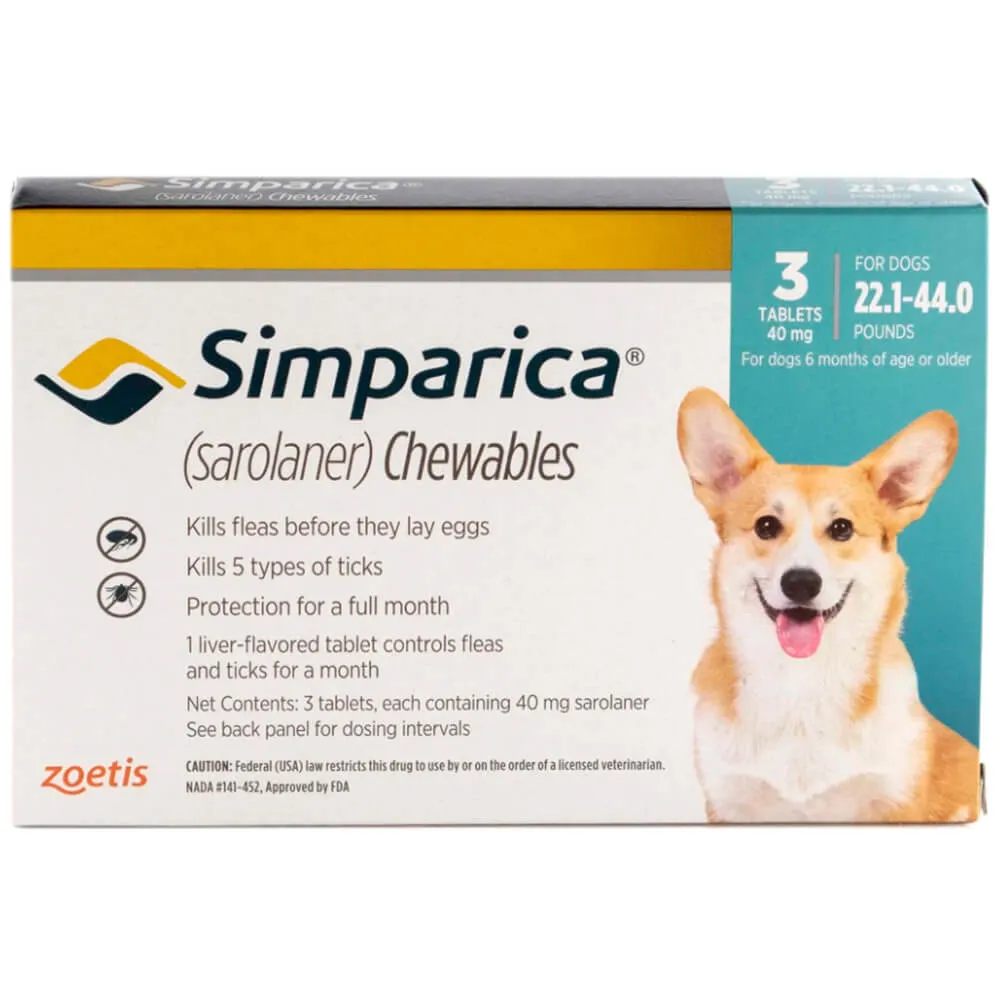 Simparica Chewable Tablets for Dogs