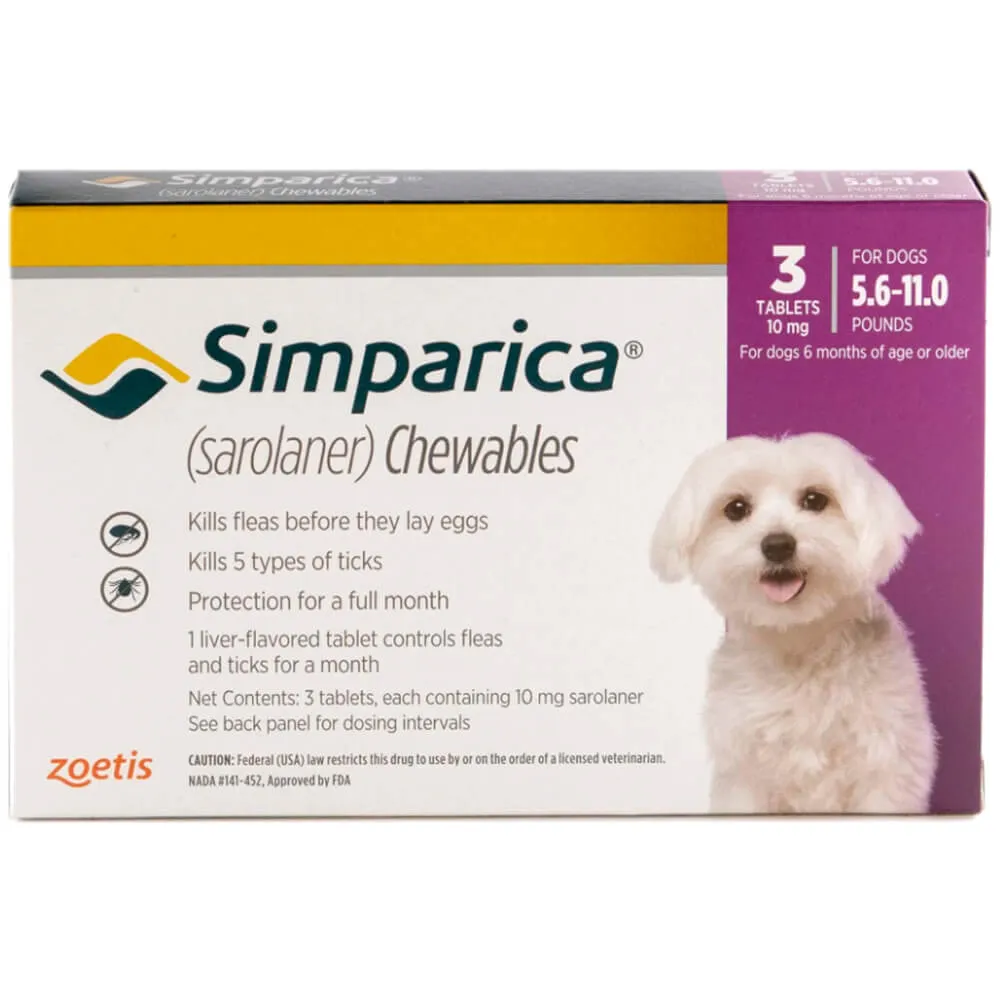 Simparica Chewable Tablets for Dogs
