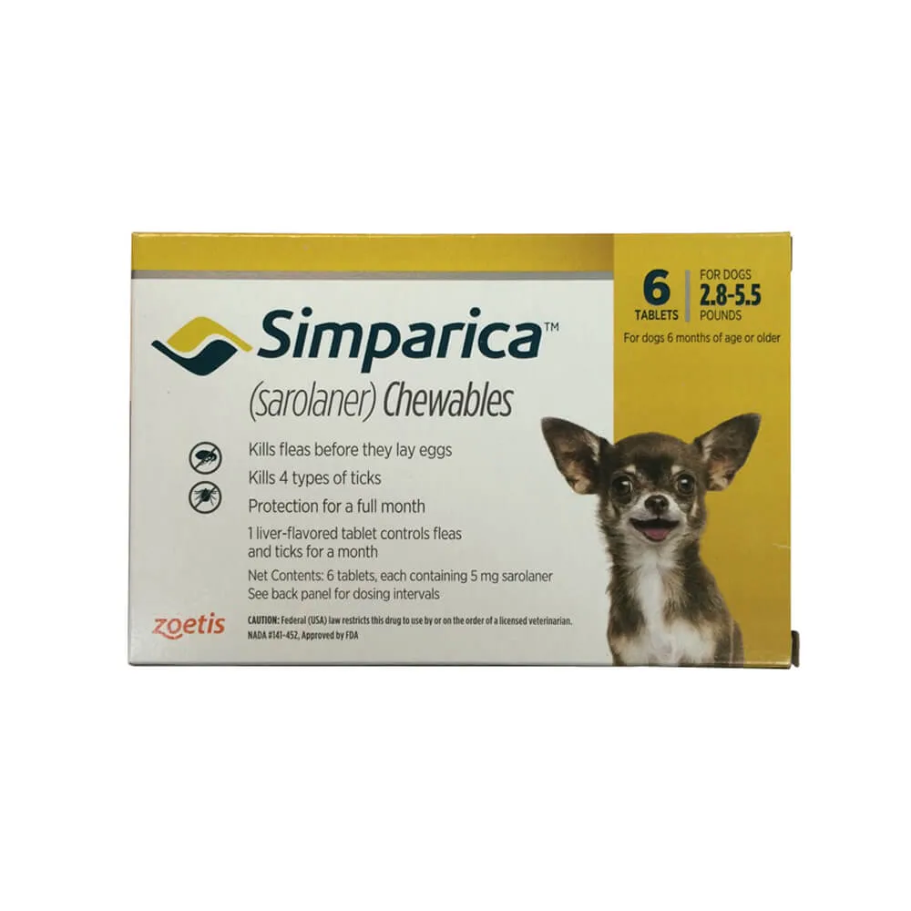 Simparica Chewable Tablets for Dogs