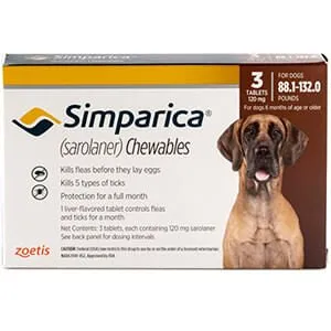 Simparica Chewable Tablets for Dogs