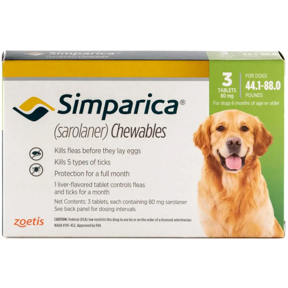 Simparica Chewable Tablets for Dogs