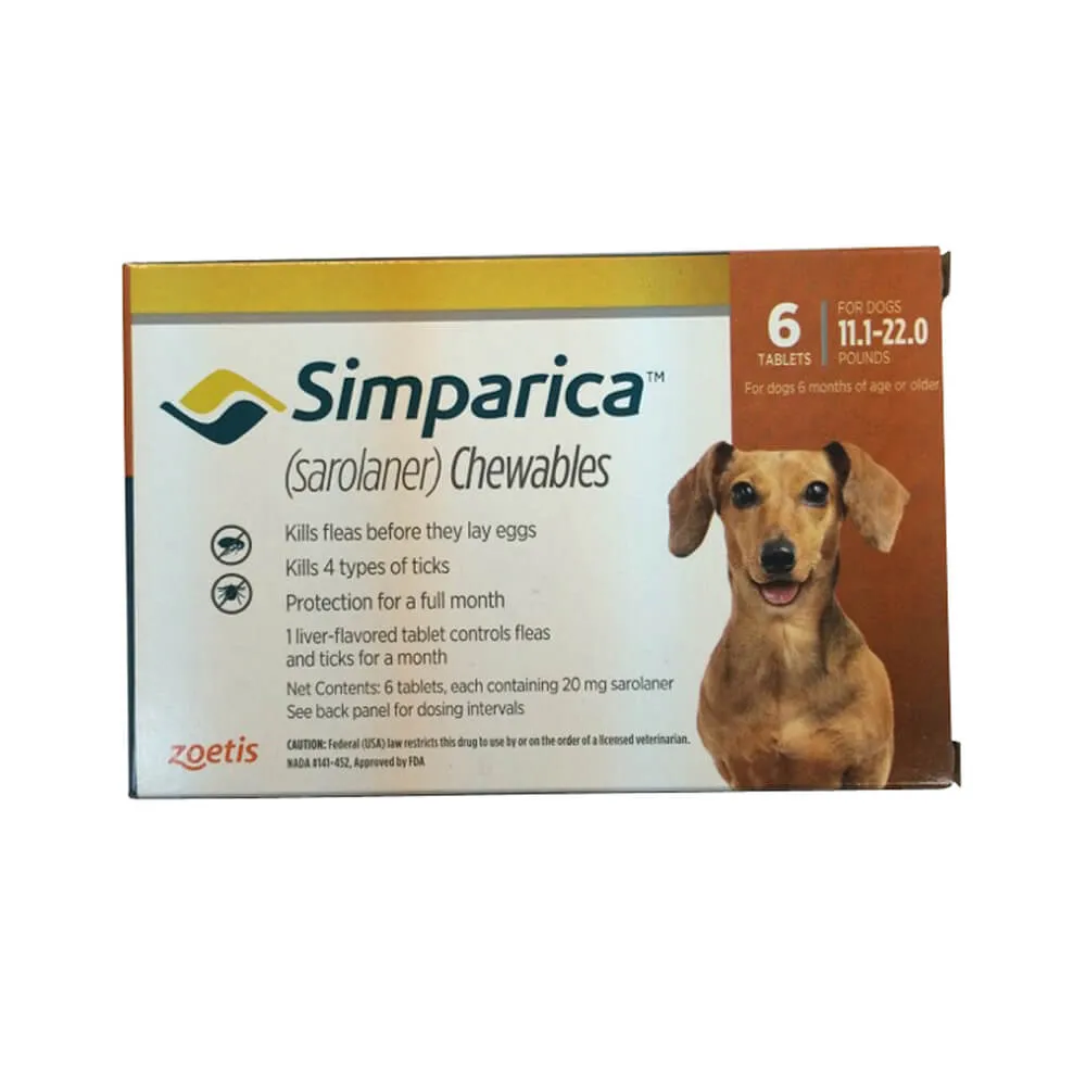 Simparica Chewable Tablets for Dogs