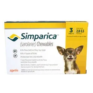 Simparica Chewable Tablets for Dogs