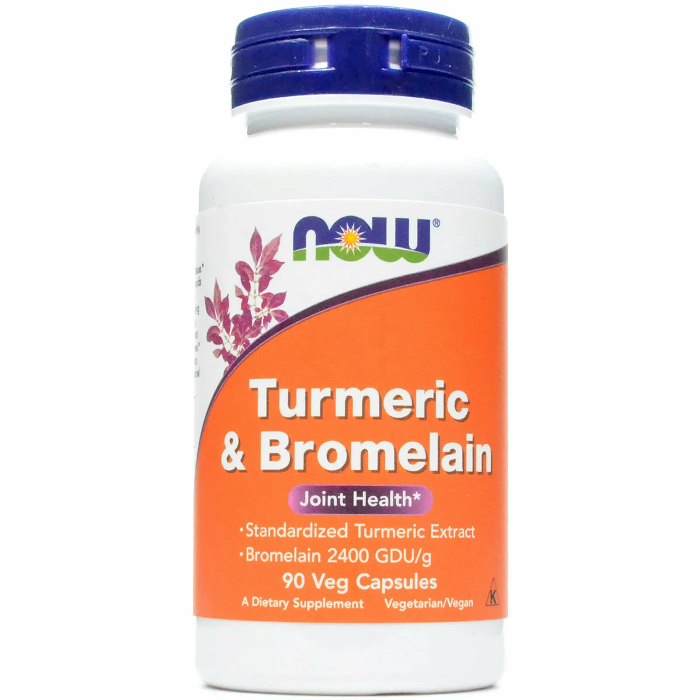 Turmeric & Bromelain 90 vcaps by NOW