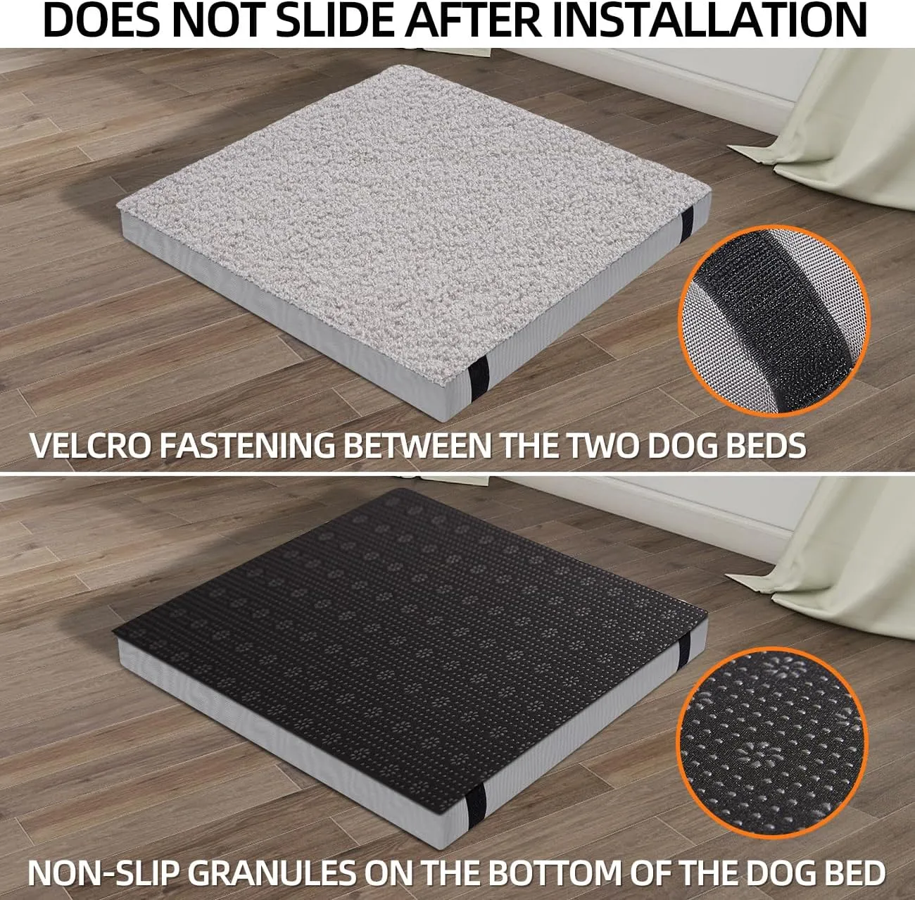YJGF Washable Dog Bed - Car Seat Cover & Extender for Large Dogs - Waterproof, Removable Dog Hammock Cover for Back Seat